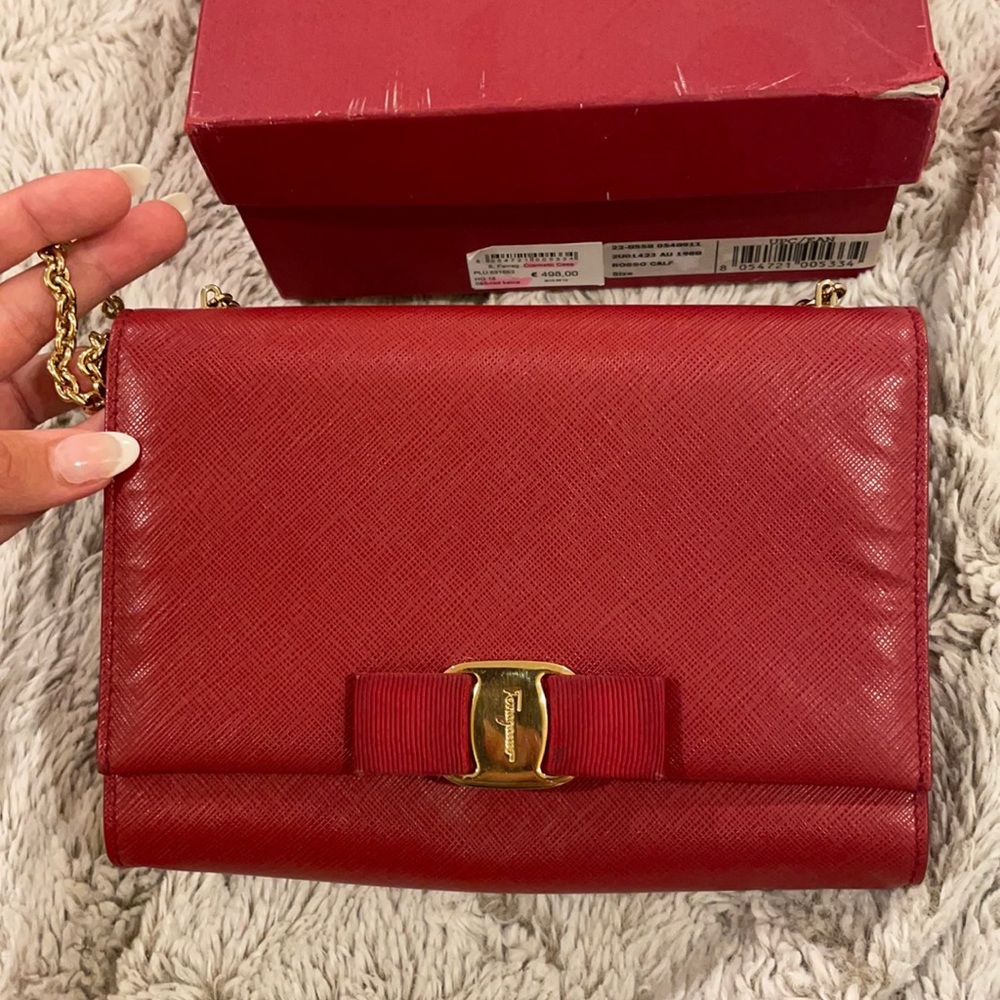Authentic ferregamo WOC/ COSMETIC BAG